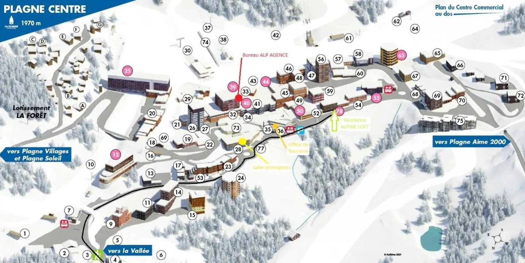 Apartment Residence Alpine Loft - 3 Pieces 6 Pers - Alpine Loft - Plagne Centre Mae-5581 La Plagne-Tarentaise France